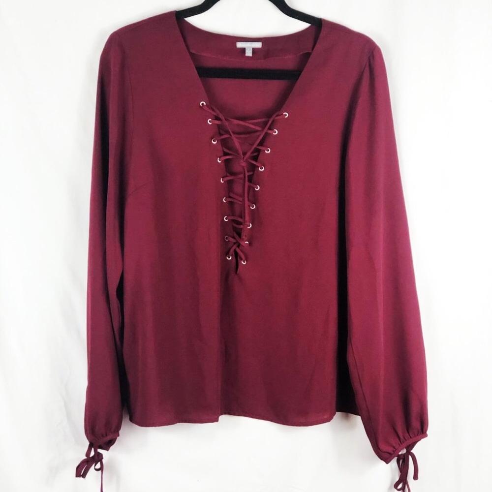 Charlotte Russe - Lace Up Neck - Light Weight - Picture 1 of 5